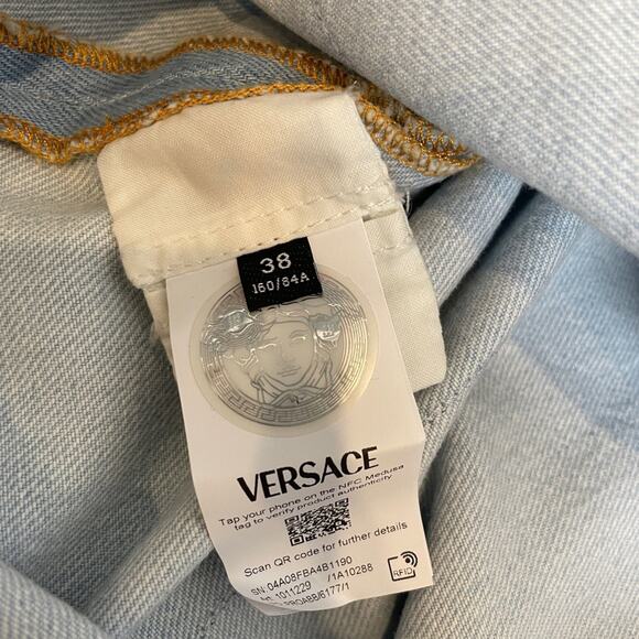 Versace brand new denim dress a line - Picture 4 of 4